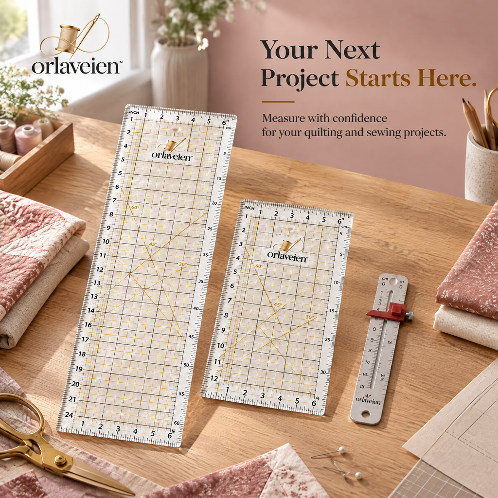 orlaveien™ Quilting Ruler & Measuring Set — product view 3