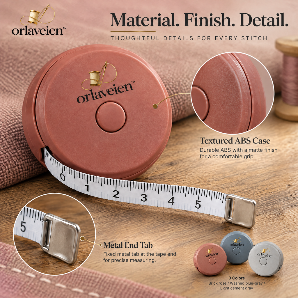 orlaveien™ Retractable Sewing Measuring Tape Set — product view 6