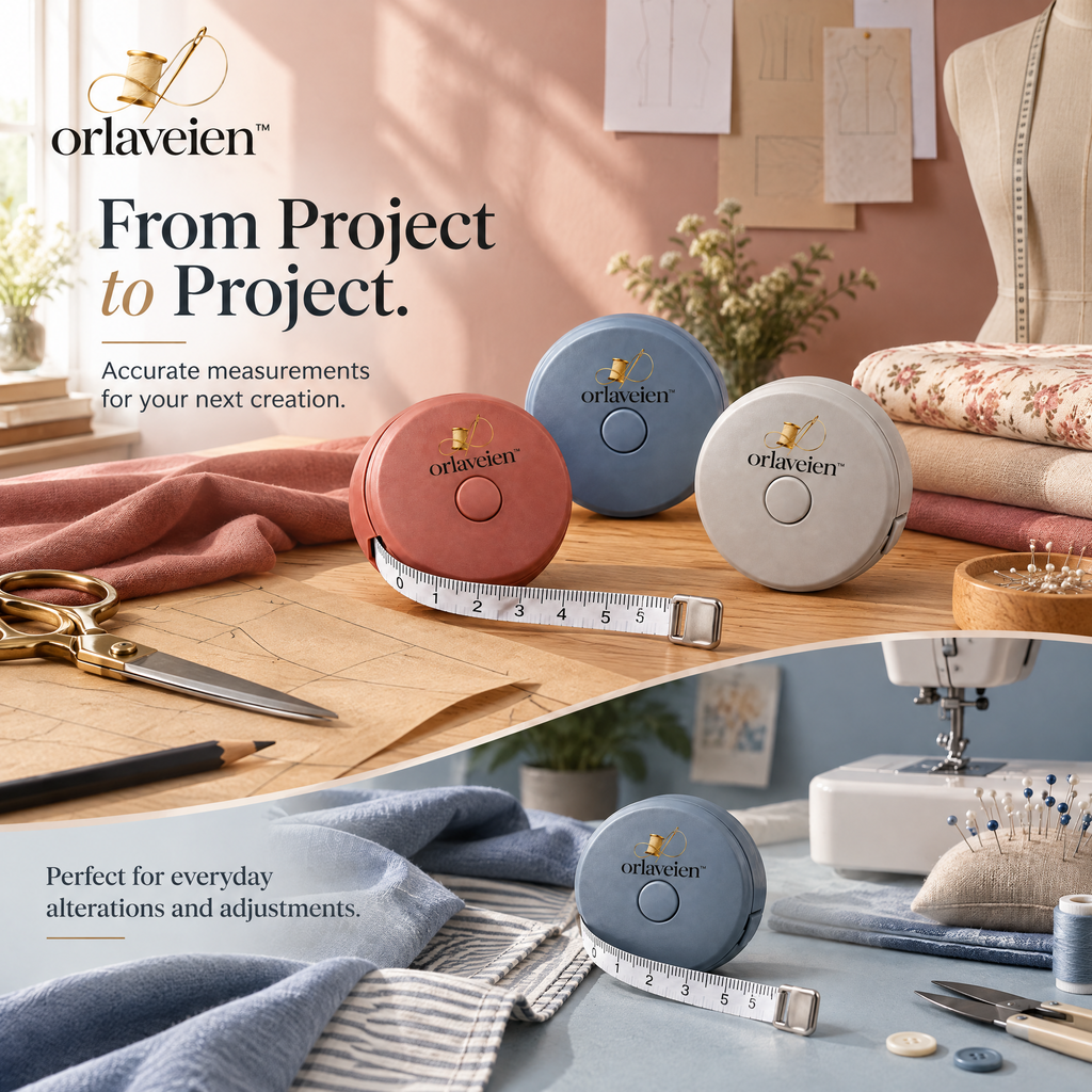 orlaveien™ Retractable Sewing Measuring Tape Set — product view 7