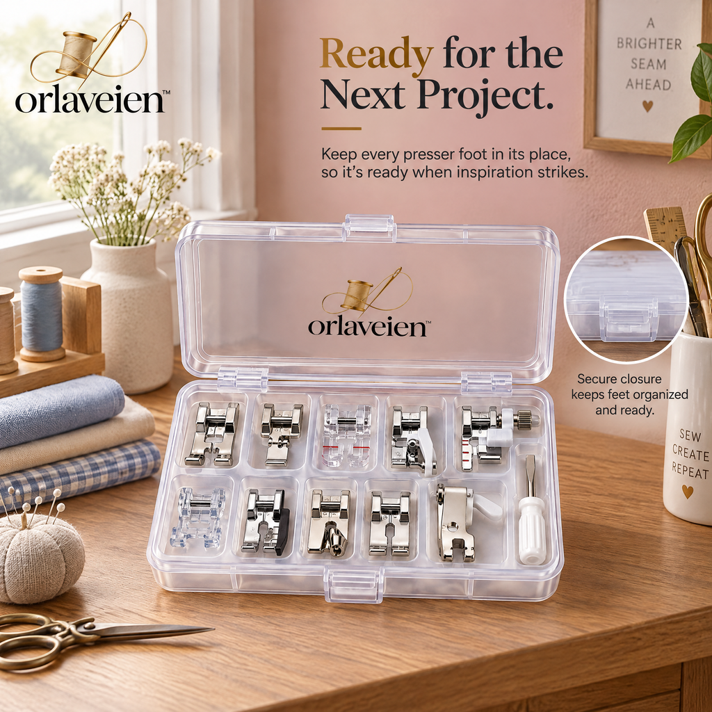 orlaveien™ Universal Sewing Machine Presser Foot Set — product view 10