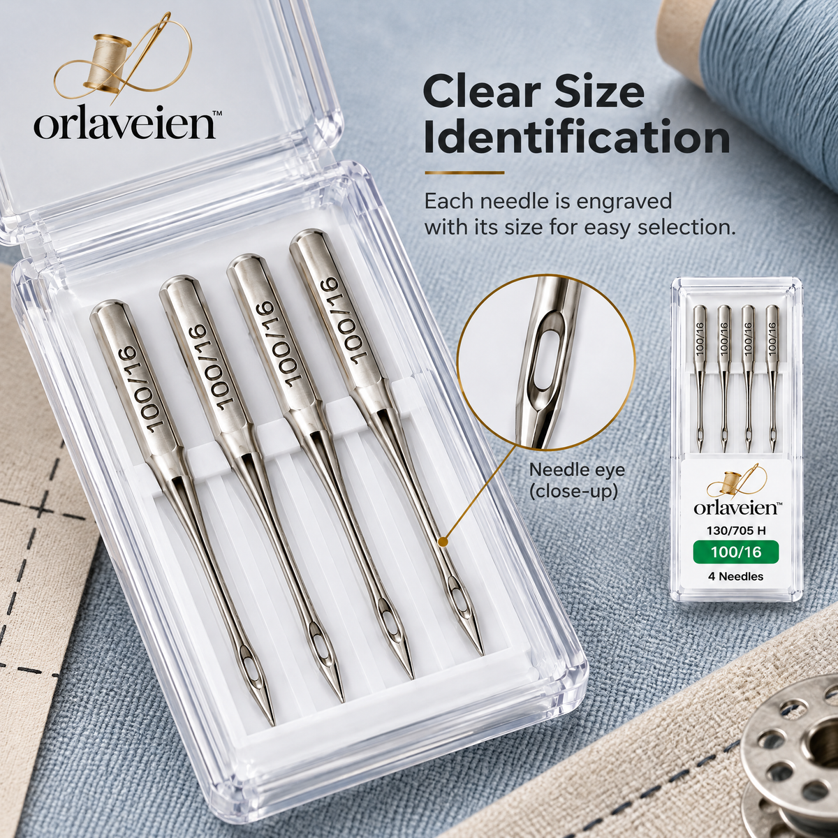orlaveien™ Assorted Sewing Machine Needle Set — product view 4