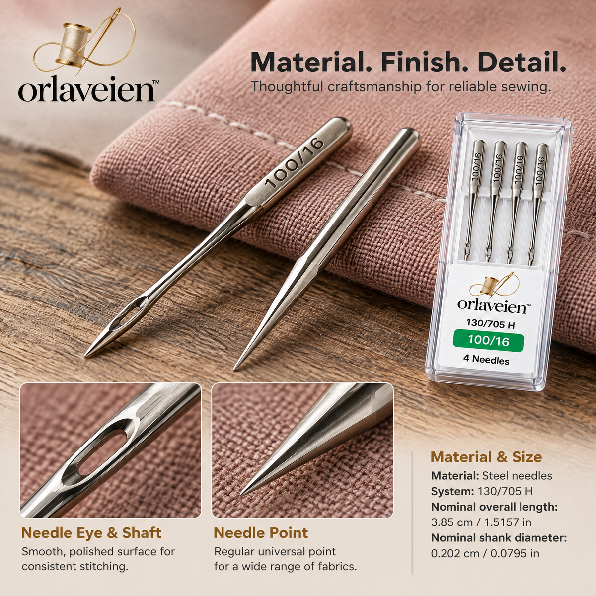 orlaveien™ Assorted Sewing Machine Needle Set — product view 6