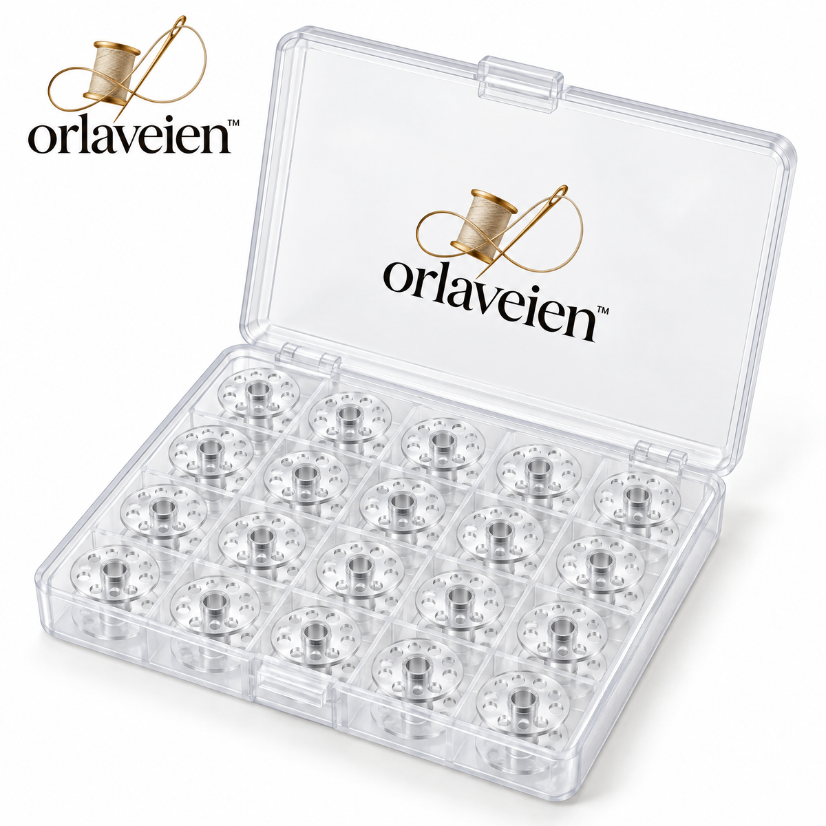 orlaveien™ Universal Sewing Machine Bobbins Set — white background product view