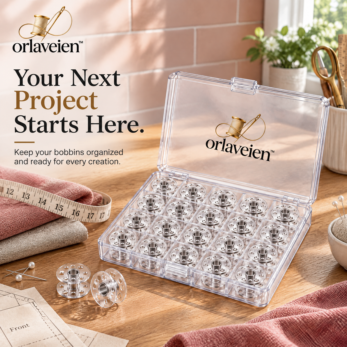 orlaveien™ Universal Sewing Machine Bobbins Set — product view 3