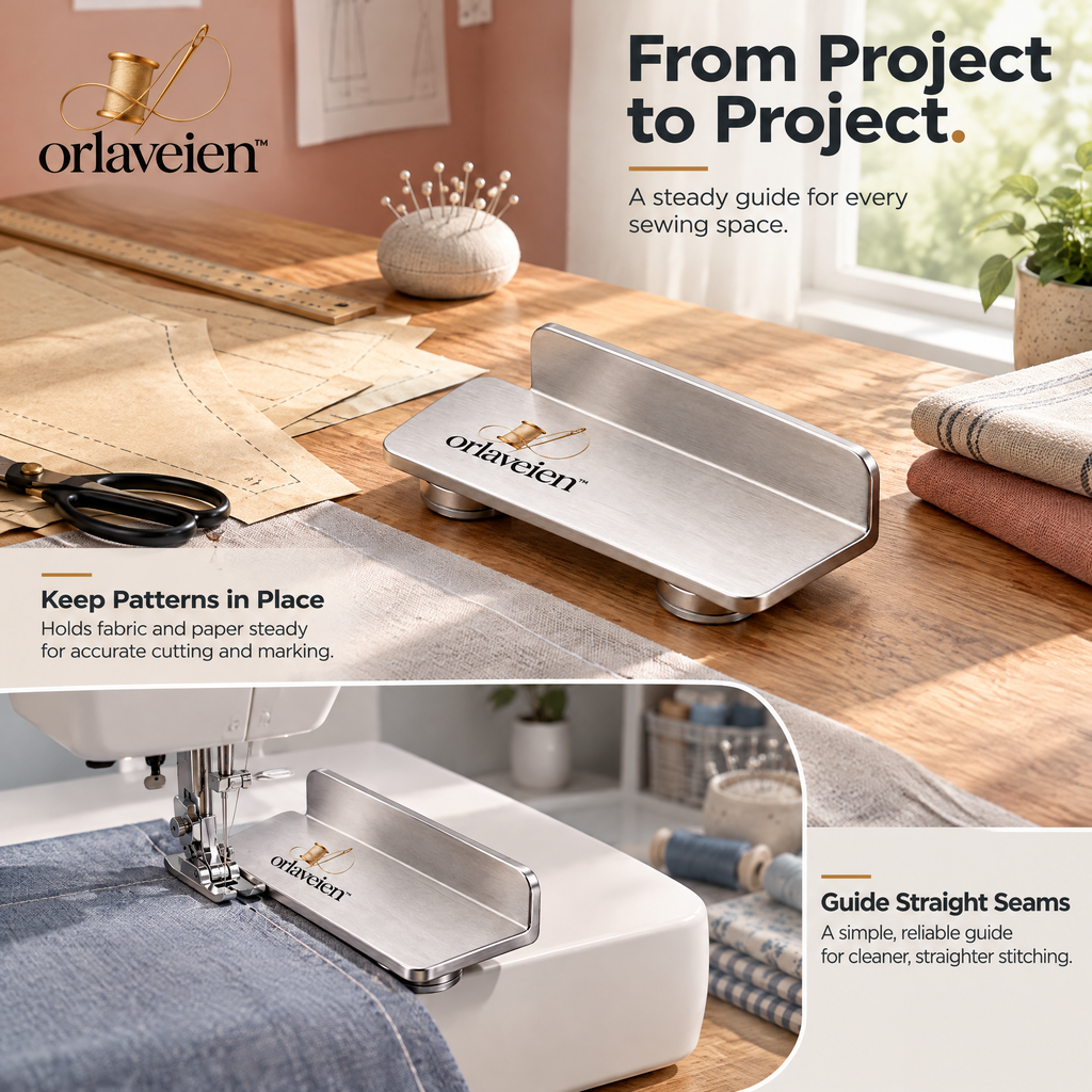 orlaveien™ Magnetic Sewing Machine Seam Guide — product view 7