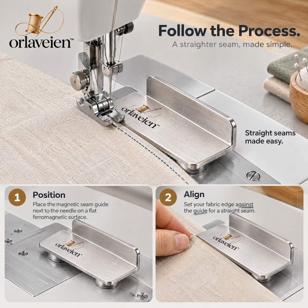 orlaveien™ Magnetic Sewing Machine Seam Guide — product view 8
