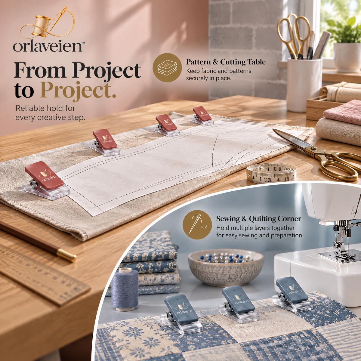 orlaveien™ Quilting Fabric Clipping Set — product view 7