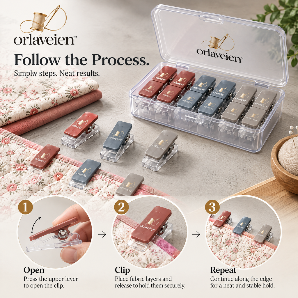 orlaveien™ Quilting Fabric Clipping Set — product view 8