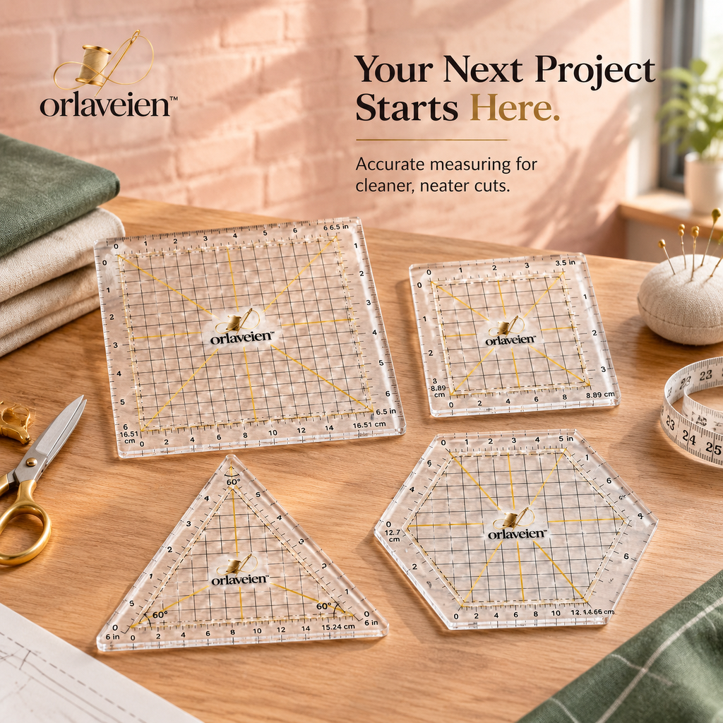orlaveien™ Patchwork Template Ruler Set — product view 3