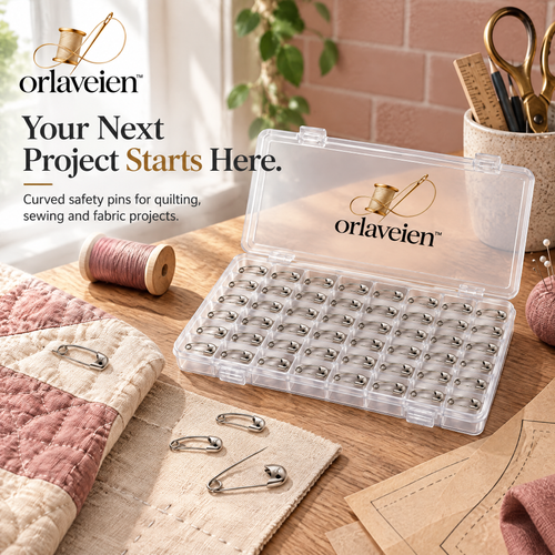 orlaveien™ Curved Quilting Safety Pin Set — product view 3